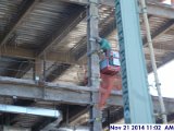 Welding cilps along the column at the 2nd floor North Elevation.jpg